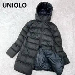 美品✨ユニクロ ストレッチダウンコート 2WAY ダブルジップ ダークグレーXL