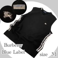 レア✨バーバリーブルーレーベル ワンポイント サイドライン トップス Y2 K