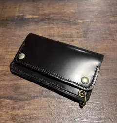 トラッカーウォレット　牛革　ミドルサイズ