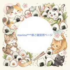 marine***様ご確認用ページ