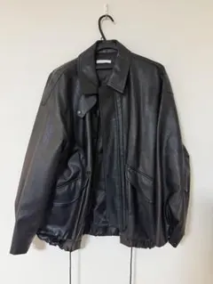 WYM LIDNM フェイクレザーブルゾン ブラック Sサイズのサムネイル