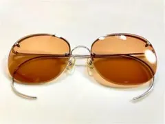 ALGHA アルガ 52RIMWAY リムレスサングラス ブラウン ヴィンテージのサムネイル