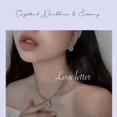 No.757 地雷ハートビジューネックレスチョーカー 韓国 量産型 地雷 病み