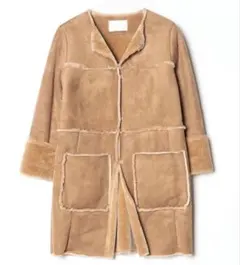 chico ノーカラーコート