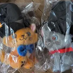 ハッピーくじ ディズニーにゃんにゃんにゃんくじ B賞ぬいぐるみチャーム2種