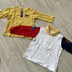 ミキハウス　ロンT 薄手　長袖　セット　90-100サイズ