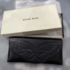 HANAE MORI 長財布 バタフライモチーフ ブラックのサムネイル