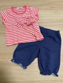 familiar ファミリア サイズ80 半袖シャツ、パンツセット