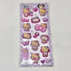 【正規品】ハローキティ ぷっくり もちもちマシュマロシール 日焼けキティ