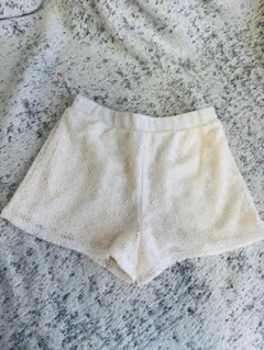 H&M アイボリー レース ハーフパンツ 110 キッズパンツ