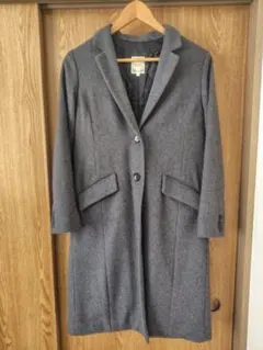 BEAMS HEART グレー ロングコート サイズ0