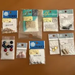 まとめ売り ハンドメイド ビーズ アクセサリー クラフトパーツ