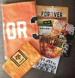 【長嶋茂雄追悼試合】FOR3VERタオル（オレンジ）＋おまけ