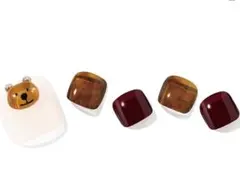 ohora ネイルシール PP-042　かわいいベア ペディキュア