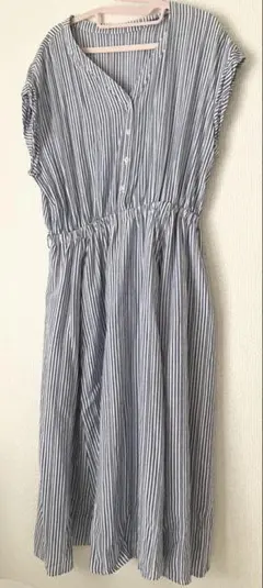 LL♡ストライプレースワンピース