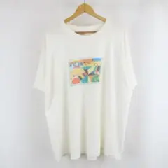 00s VINTAGE ミュージック フェスティバル アート Tシャツ XL 白
