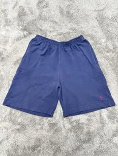 POLOラルフローレン ショートパンツ L 紺 鹿の子 ポニー刺繍のサムネイル