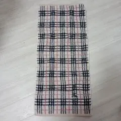 BURBERRY チェック柄 フェイスタオル 約36cm x 75cm