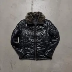 00s archive Y2K ファー付き down jacket