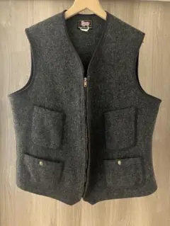 70s ヴィンテージ Woolrich ウールリッチ ウールベスト シンチバック