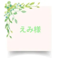 えみ様専用