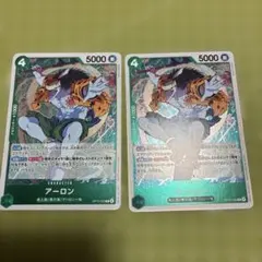 ワンピースカード　アーロン