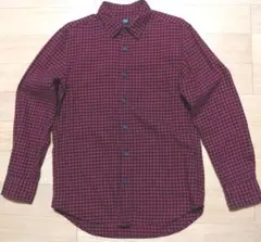 Sale❗️ネルシャツ 赤×黒チェック *UNIQLO