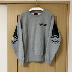 evisu 大黒 スウェット カモフラ カモメとロゴジャカードルーズフィットニットスウェットシャツ