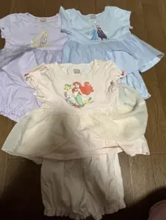 こ*ら様 プティマイン90cm プリンセスパジャマ3セット　ラプンツェル　アリエ