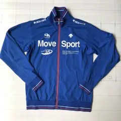 ト2604-②-5637 デサント Move Sport トラックジャケット青のサムネイル