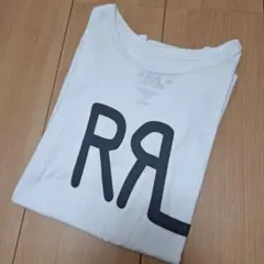 RRL ダブルアールエル ロゴプリント 半袖Tシャツ ホワイトのサムネイル