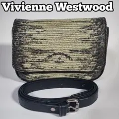 ヴィヴィアンウエストウッド ショルダーバッグ リザード型押し
