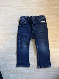 H&M ダークブルーデニムパンツ 80