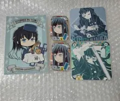 鬼滅の刃 時透無一郎 アートコースター まるかく缶バッジ ポストカード