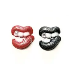 ネイルパーツ　唇　ギャルネイル　口パーツ