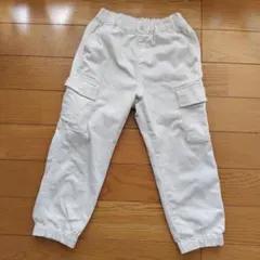 カーゴパンツ 120　UNIQLO　ホワイト　ダンス
