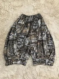 夢地哉　7分丈コクーンパンツ