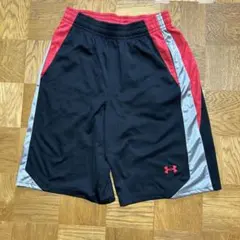 Under Armour バスケットボールパンツ MD 黒/赤/灰色