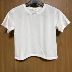 Blue Strive ホワイト 半袖Tシャツ クロップド丈