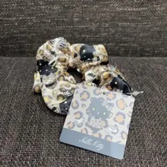 ハローキティ サンリオ シュシュ ヘアゴム ヘアアクセサリー ヒョウ柄