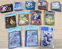 ポケモンカード　デッキシールド　未使用&使用済みセットまとめ売り