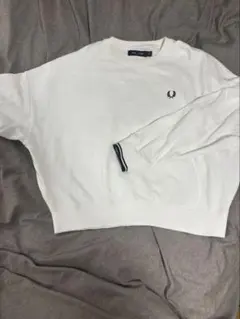 FRED PERRY クルーネック スウェット ホワイト ウィメンズのサムネイル