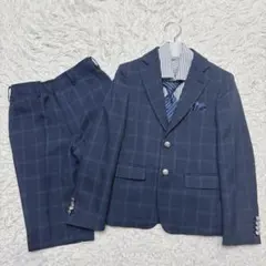 極美品✨️ワンダーファクトリー 豪華5点セット フォーマルスーツ チェック 130