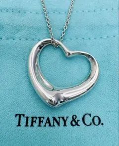 Tiffany & Co. ティファニー 特大オープンハート 45cmチェーン