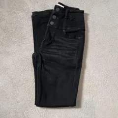 【EMODA】ELDER ハイウエストスキニーデニム ブラック