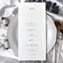 メニュー表　ドリンクメニュー表　A　ドリンクメニュー　結婚式　ウェディング