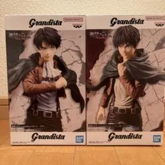 進撃の巨人 Grandista リヴァイ エレン フィギュア 2種セットのサムネイル