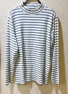【新品】TRUECOTTON 長袖ボーダーカットソー オーガニックコットン