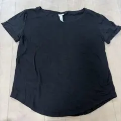H&M エイチアンドエム　Tシャツ　カットソー　ブラック　半袖のサムネイル