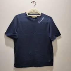Crocodile クロコダイル レディース ネイビー 半袖 Tシャツ L